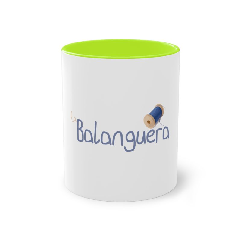 Taza bicolor - Verde claro - Camiseta «La Balanguera»