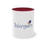 Taza bicolor - Granate - Camiseta «La Balanguera»