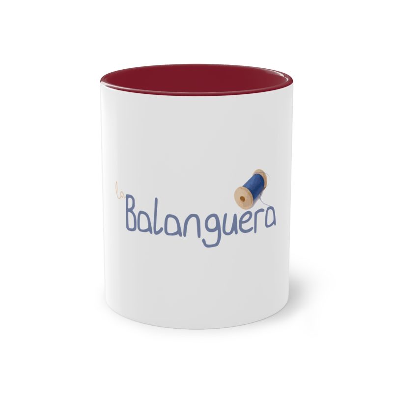 Taza bicolor - Granate - Camiseta «La Balanguera»