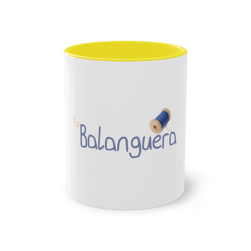 Taza bicolor - Amarillo - Camiseta «La Balanguera»