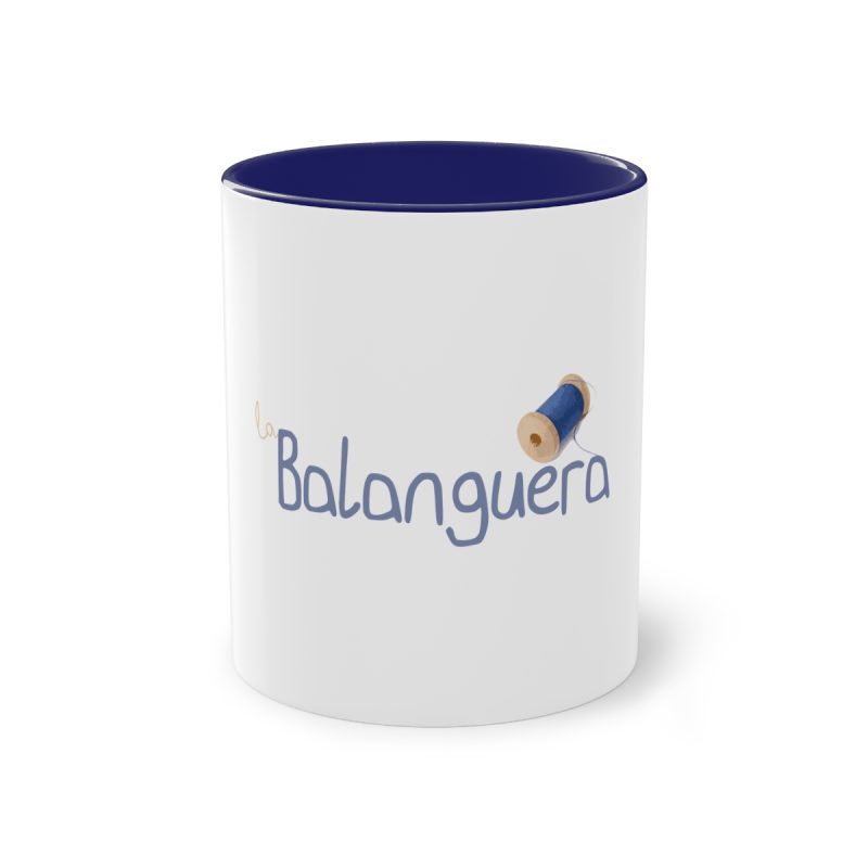 Taza bicolor - Azul oscuro - Camiseta «La Balanguera»