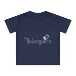 Camiseta de bebe - Azul marino nautico - Camiseta «La Balanguera» Camiseta de bebe - Azul marino nautico - Camiseta «La Balanguera»