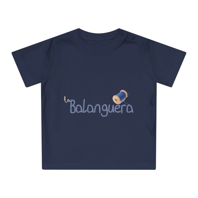 Camiseta de bebe - Azul marino nautico - Camiseta «La Balanguera»