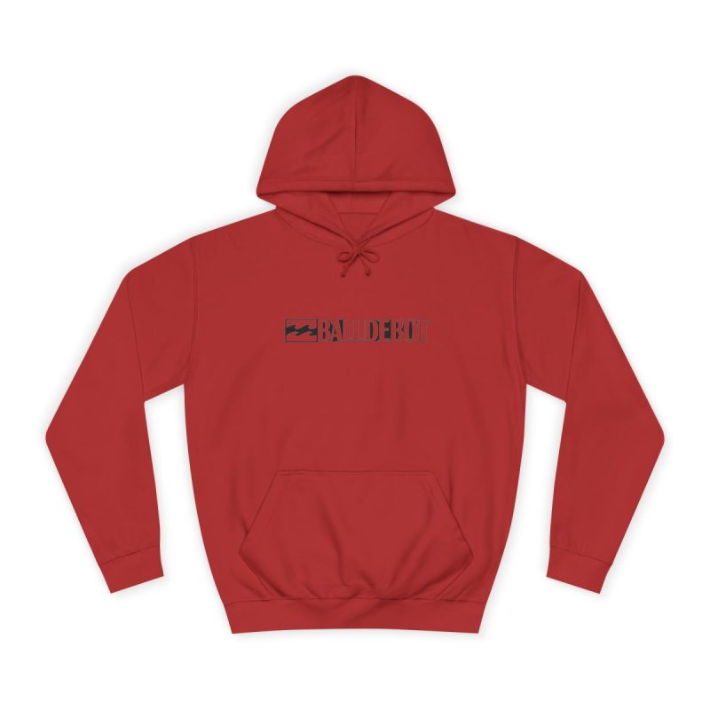 Sudadera universitaria - Rojo fuego - Camiseta Ball de Bot