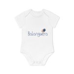 Body bebe manga corta organico - Blanco - Camiseta «La Balanguera»