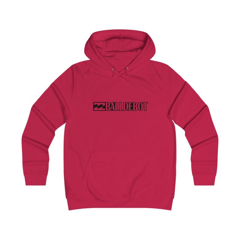 Sudadera universitaria mujer - Rojo fuego - Camiseta Ball de Bot