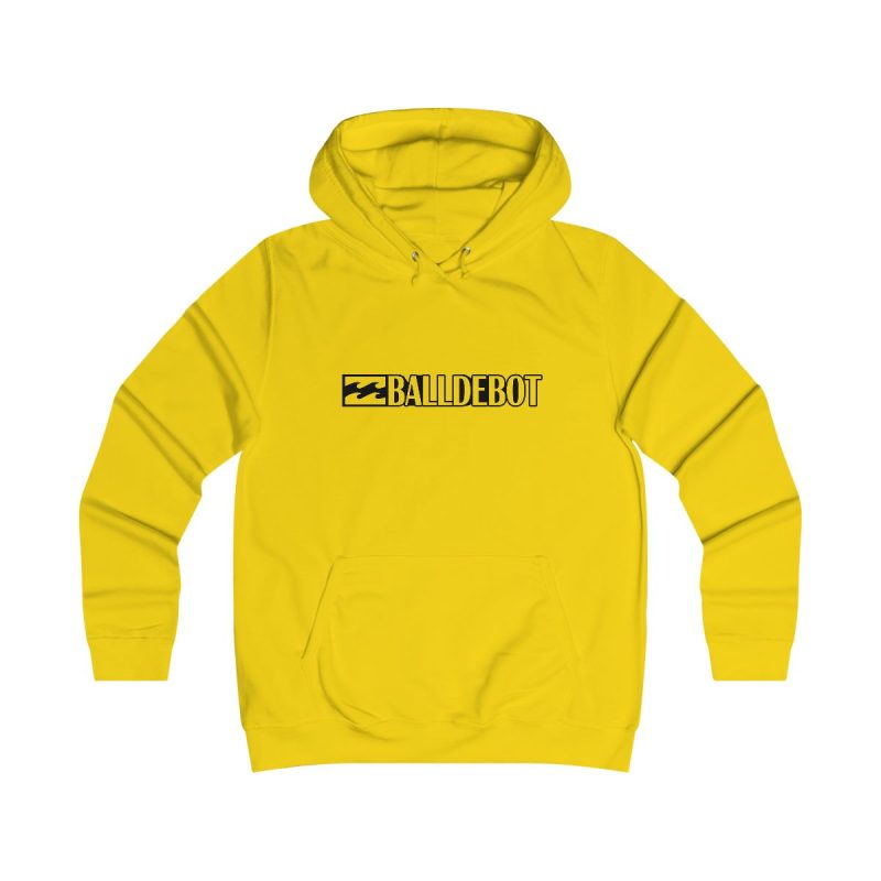 Sudadera universitaria mujer - Amarillo sol - Camiseta Ball de Bot