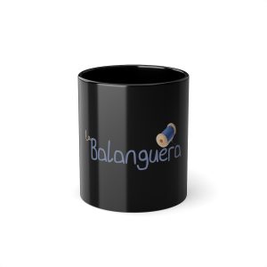 Taza negra 325 ml - Negro - Camiseta «La Balanguera»