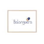 Poster con marco de madera - Marco de madera natural - Camiseta «La Balanguera»