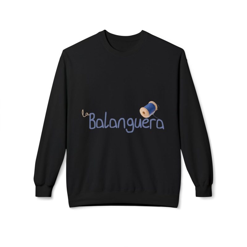 Sudadera Softstyle cuello redondo - Negro - Camiseta «La Balanguera»
