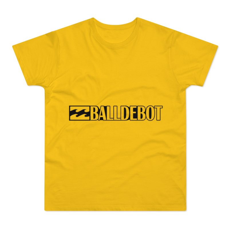 Camiseta hombre punto liso - Amarillo dorado - Camiseta Ball de Bot