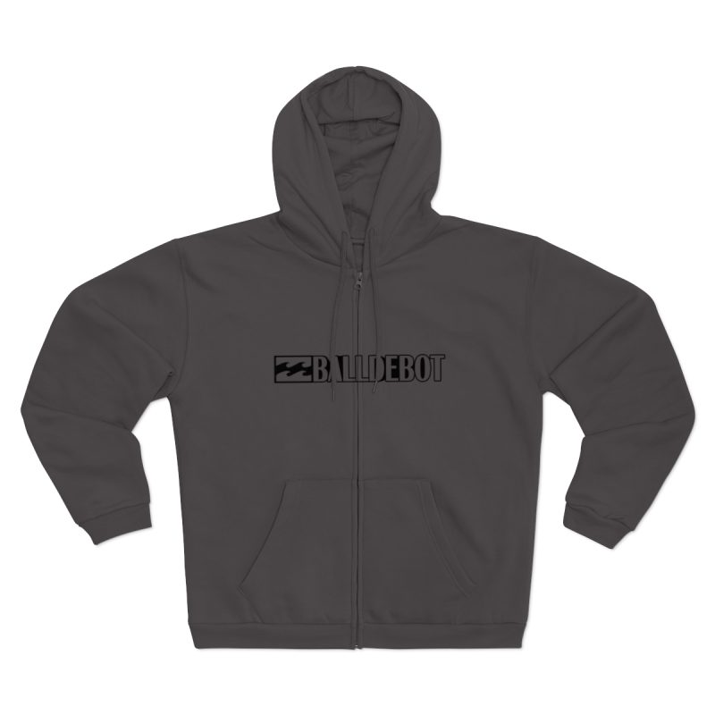 Sudadera capucha con cremallera premium - Antracita - Camiseta Ball de Bot Sudadera capucha con cremallera premium - Antracita - Camiseta Ball de Bot