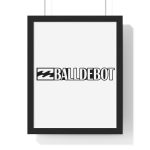 Poster enmarcado vertical - Negro - Camiseta Ball de Bot