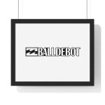 Poster enmarcado horizontal - Negro - Camiseta Ball de Bot