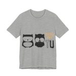 Camiseta jersey manga corta - Gris jaspeado - Camiseta «Boig per tu» Camiseta jersey manga corta - Gris jaspeado - Camiseta «Boig per tu»