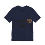 Camiseta jersey manga corta - Azul marino - Camiseta «Boig per tu» Camiseta jersey manga corta - Azul marino - Camiseta «Boig per tu»