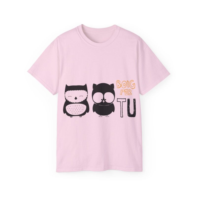 Camiseta ultra algodon - Rosa claro - Camiseta «Boig per tu»