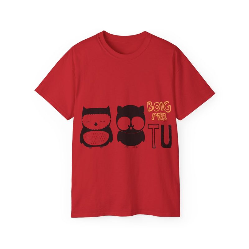 Camiseta ultra algodon - Rojo - Camiseta «Boig per tu»