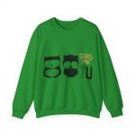Sudadera cuello redondo - Verde irlandes - Camiseta «Boig per tu»