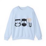 Sudadera cuello redondo - Azul claro - Camiseta «Boig per tu»