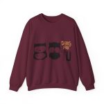 Sudadera cuello redondo - Granate - Camiseta «Boig per tu»