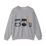 Sudadera cuello redondo - Gris deportivo - Camiseta «Boig per tu»
