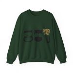 Sudadera cuello redondo - Verde bosque - Camiseta «Boig per tu»