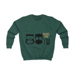 Sudadera infantil - Verde botella - Camiseta «Boig per tu» Sudadera infantil - Verde botella - Camiseta «Boig per tu»