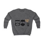 Sudadera infantil - Gris marengo - Camiseta «Boig per tu» Sudadera infantil - Gris marengo - Camiseta «Boig per tu»