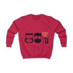 Sudadera infantil - Rojo fuego - Camiseta «Boig per tu» Sudadera infantil - Rojo fuego - Camiseta «Boig per tu»
