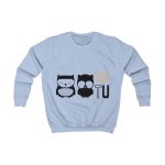 Sudadera infantil - Azul cielo - Camiseta «Boig per tu» Sudadera infantil - Azul cielo - Camiseta «Boig per tu»