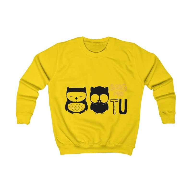 Sudadera infantil - Amarillo sol - Camiseta «Boig per tu»