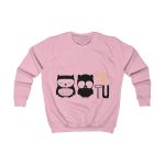 Sudadera infantil - Rosa bebe - Camiseta «Boig per tu» Sudadera infantil - Rosa bebe - Camiseta «Boig per tu»