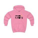 Sudadera con capucha infantil - Rosa algodon de azucar - Camiseta «Boig per tu»