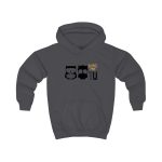 Sudadera con capucha infantil - Gris marengo - Camiseta «Boig per tu»