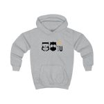 Sudadera con capucha infantil - Gris jaspeado claro - Camiseta «Boig per tu»