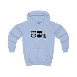 Sudadera con capucha infantil - Azul cielo - Camiseta «Boig per tu»