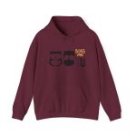 Sudadera con capucha - Granate - Camiseta «Boig per tu» Sudadera con capucha - Granate - Camiseta «Boig per tu»