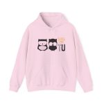 Sudadera con capucha - Rosa claro - Camiseta «Boig per tu» Sudadera con capucha - Rosa claro - Camiseta «Boig per tu»