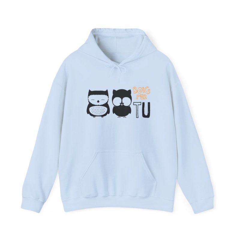 Sudadera con capucha - Azul claro - Camiseta «Boig per tu»