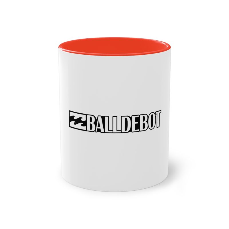 Taza bicolor - Rojo - Camiseta Ball de Bot