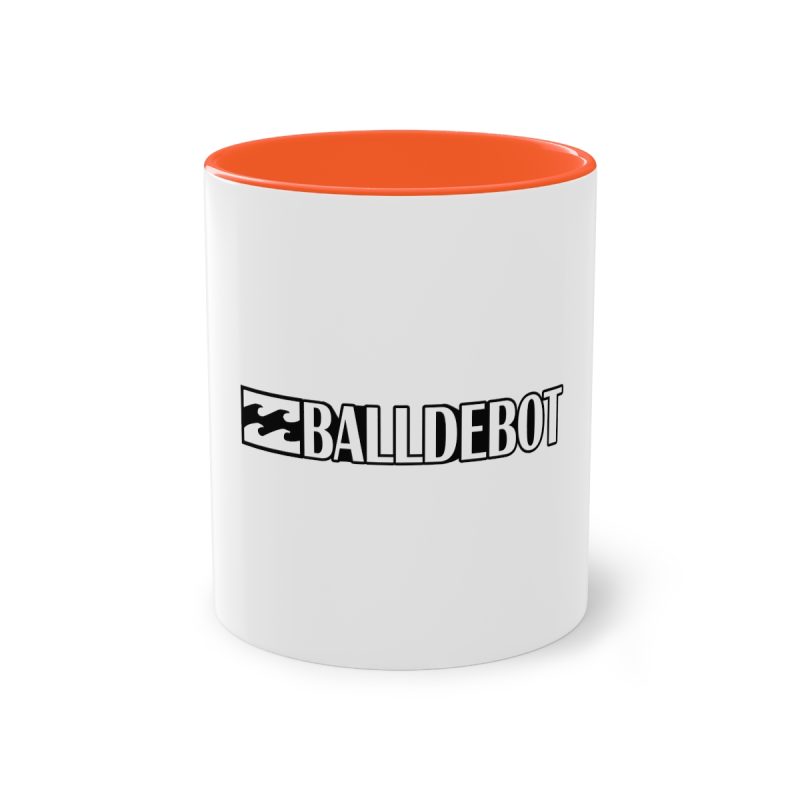 Taza bicolor - Naranja - Camiseta Ball de Bot