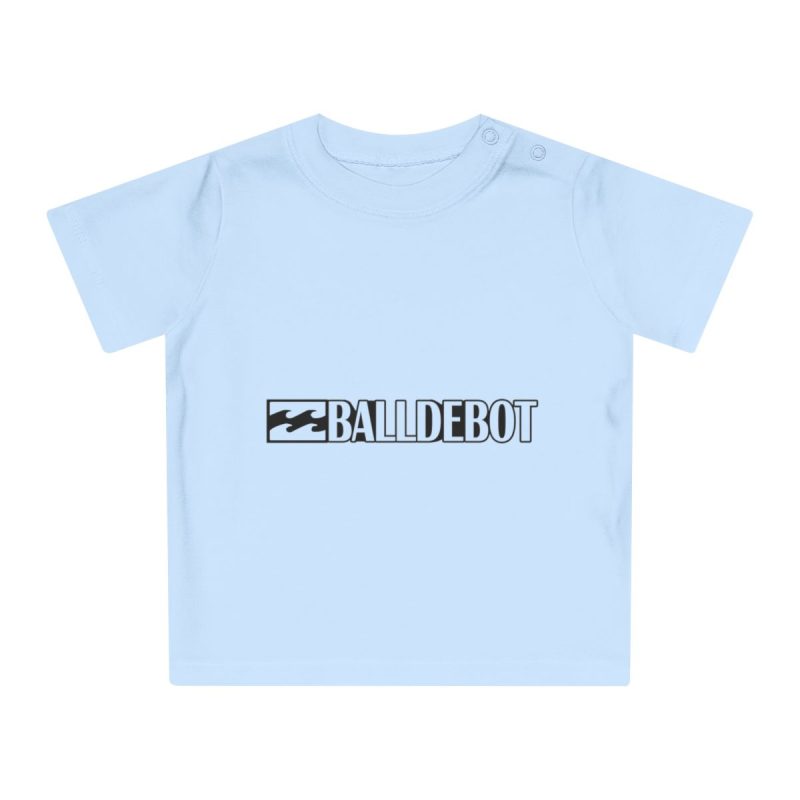 Camiseta de bebe - Azul empolvado - Camiseta Ball de Bot Camiseta de bebe - Azul empolvado - Camiseta Ball de Bot