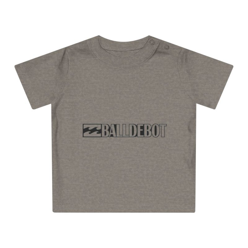 Camiseta de bebe - Gris jaspeado melange - Camiseta Ball de Bot