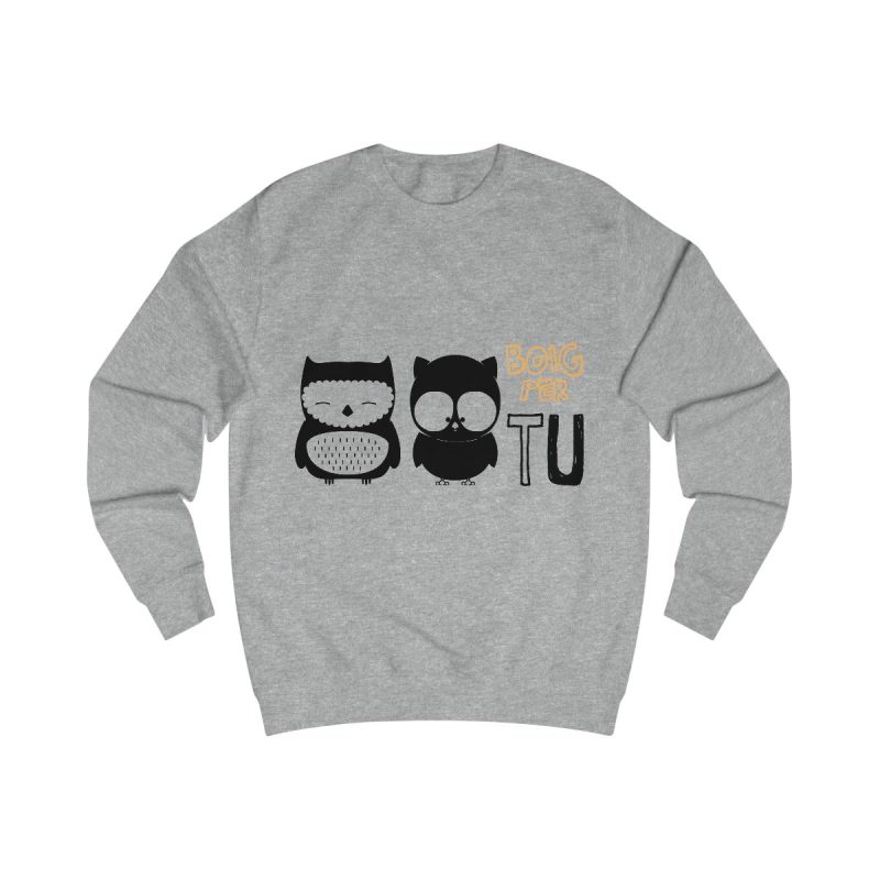 Sudadera clasica - Gris jaspeado claro - Camiseta «Boig per tu»