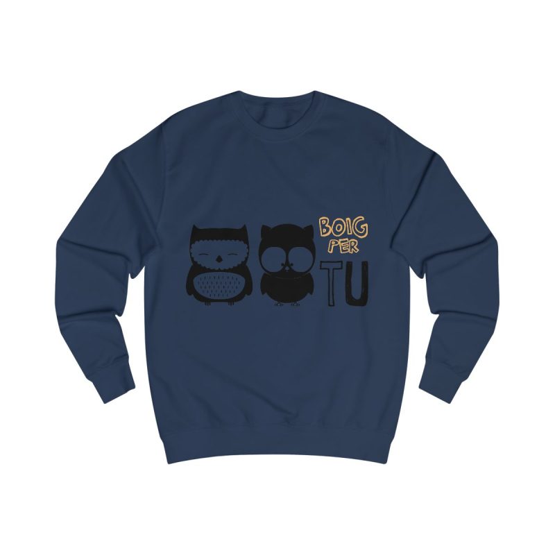 Sudadera clasica - Azul marino Oxford - Camiseta «Boig per tu»