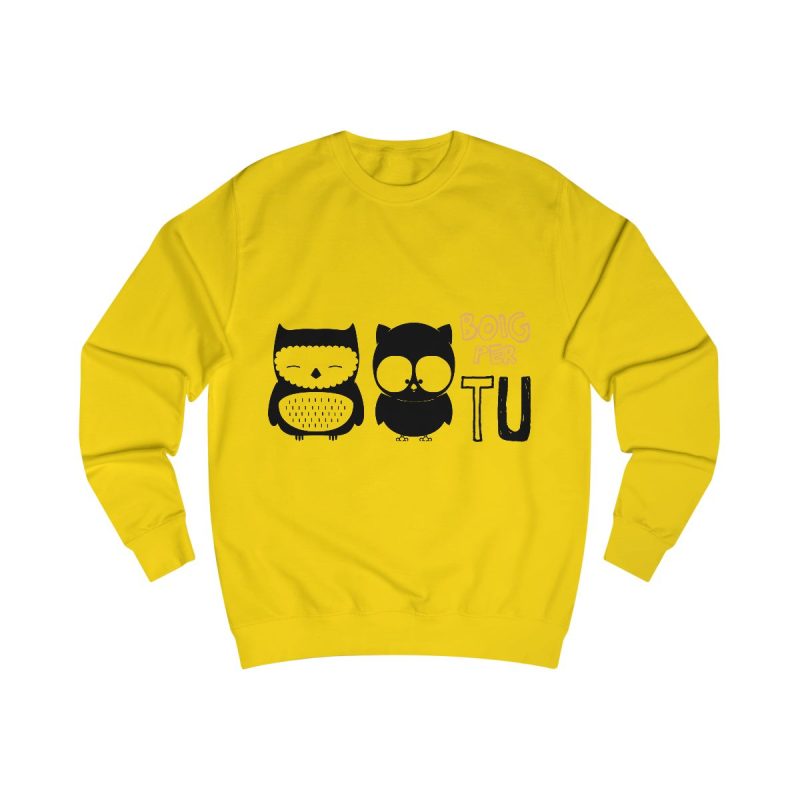 Sudadera clasica - Amarillo sol - Camiseta «Boig per tu»