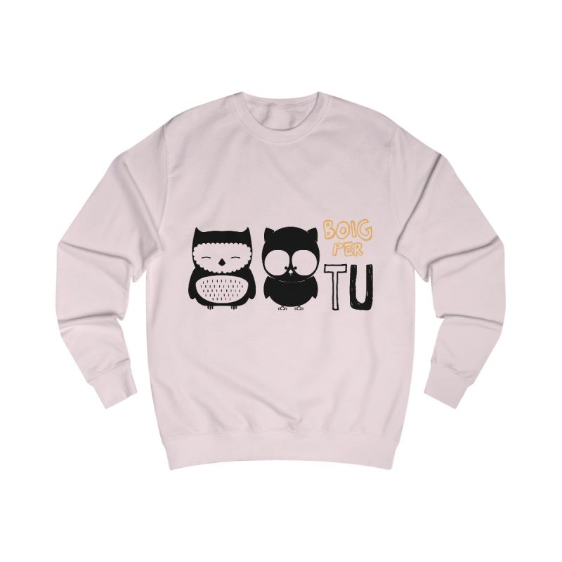 Sudadera clasica - Rosa bebe - Camiseta «Boig per tu»