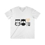 Camiseta hombre entallada cuello de pico - Blanco - Camiseta «Boig per tu»