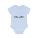 Body bebe manga corta organico - Azul empolvado - Camiseta Ball de Bot Body bebe manga corta organico - Azul empolvado - Camiseta Ball de Bot